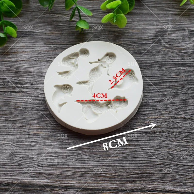 Высококачественные формы для выпечки в виде дельфина русалки помадки