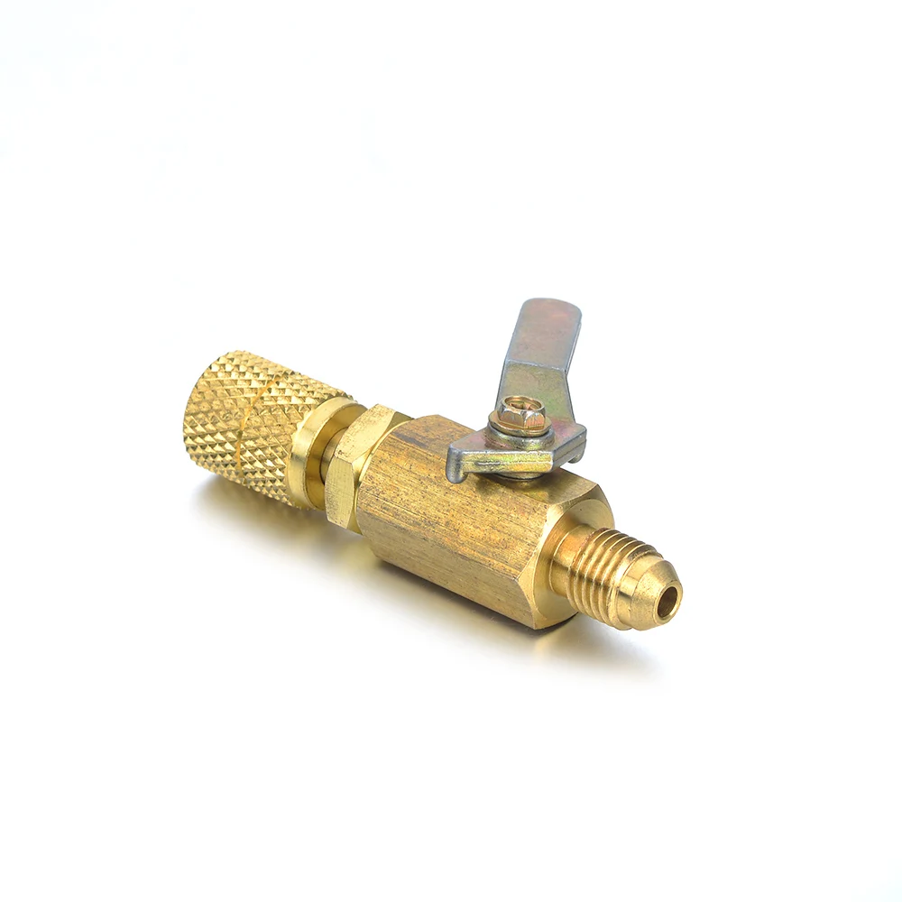 R410A Холодильный шаровой кран адаптер и фтористая медь 1/4 &quotдо 5/16&quot SAE кондиционер