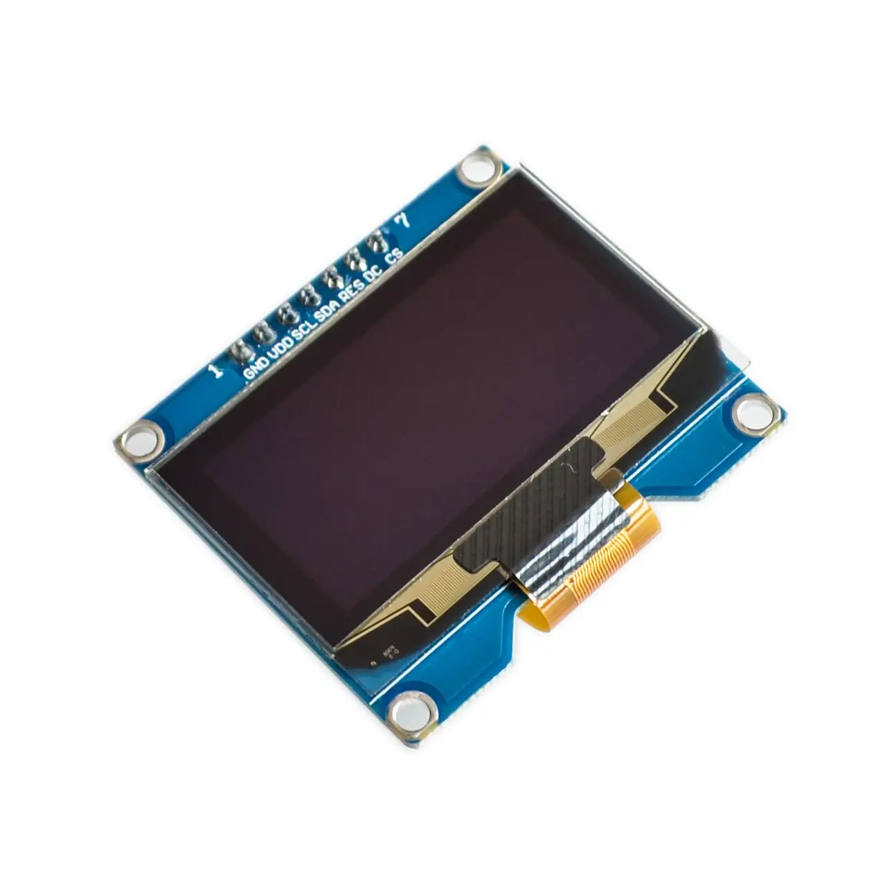 Wholesale 1.54 inch 7PIN White OLED Screen Module SSD1309 Drive IC Compatible for SSD1306 IIC / SPI Interface 128*64 | Электронные