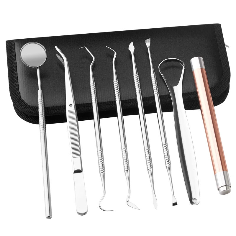 8 шт./компл. набор инструментов для профессионального стоматологического осмотра