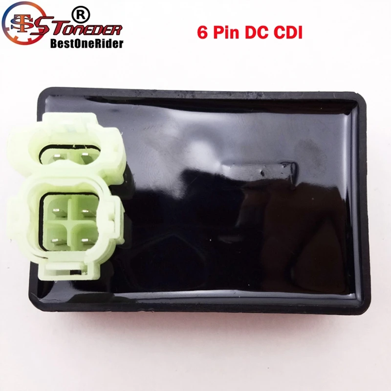 STONEDER круглый разъем 6 контактов CDI Коробка для двигателя GY6 50cc 125cc 150cc китайский