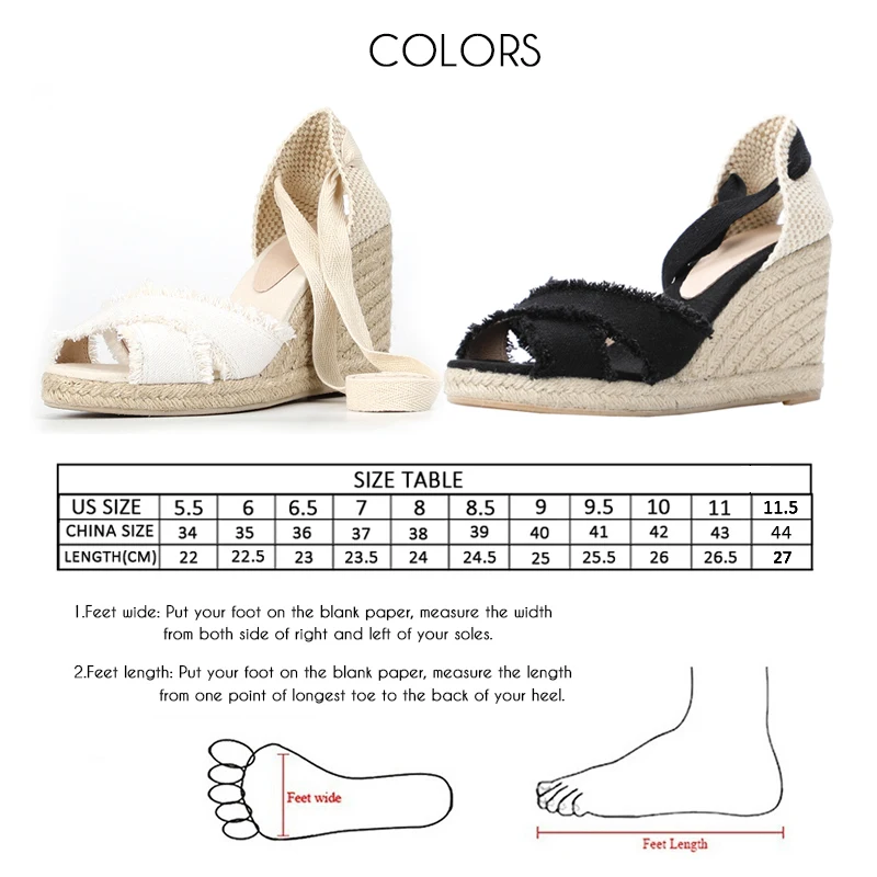 Женские босоножки на танкетке с завязками лодыжке сандалии платформе