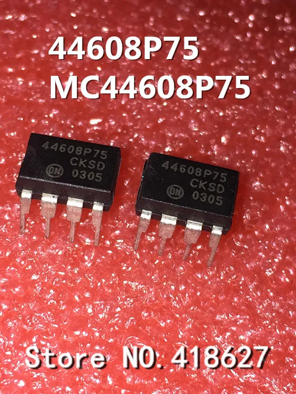 10 шт./лот 44608P75 MC44608P75 DIP 8 импульсный источник питания PWM схема управления|pwm
