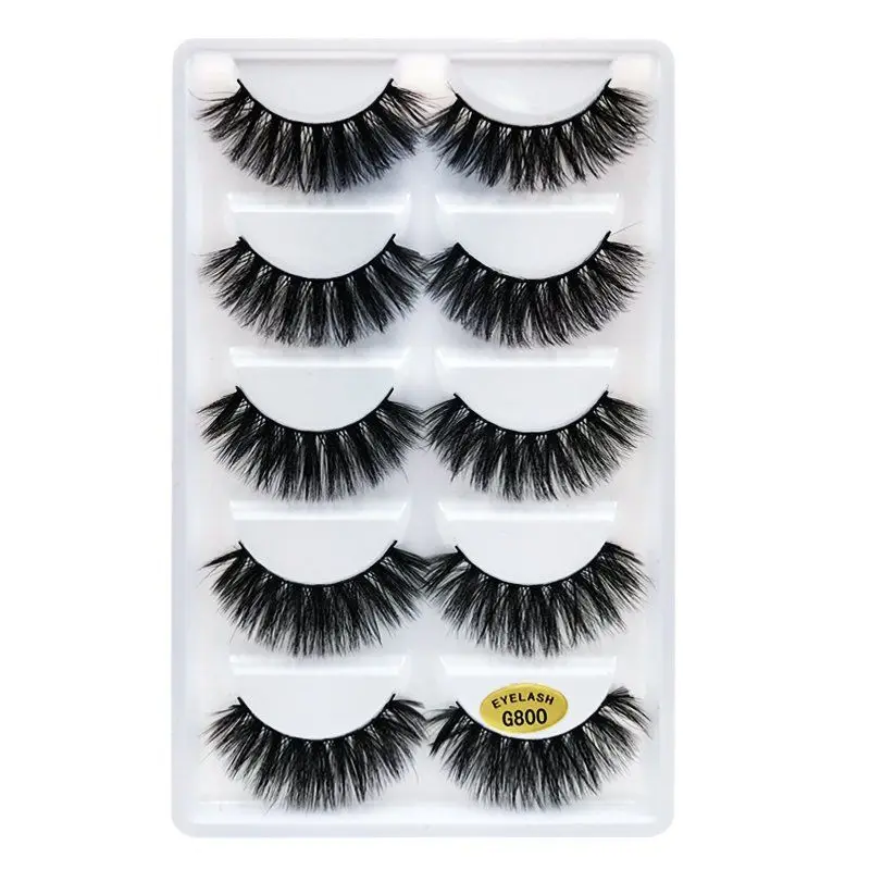 

3D Faux Mink Eyelashes Soft Hand Made False natural Thick Lashes Eyelashes Fluffy Wispy Long Eyelash Extension For Beauty Tools