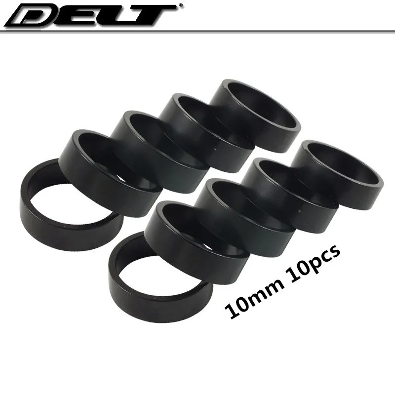 10mm 10 pcs 5/10 шт 1-1/8 MTB горный велосипед с фиксированной передачей bmx велосипед Велоспорт велосипед Headse прокладки 3/5/10 мм x 28,6 мм Диаметр Алюминий - Цвет: 10mm 10 pcs