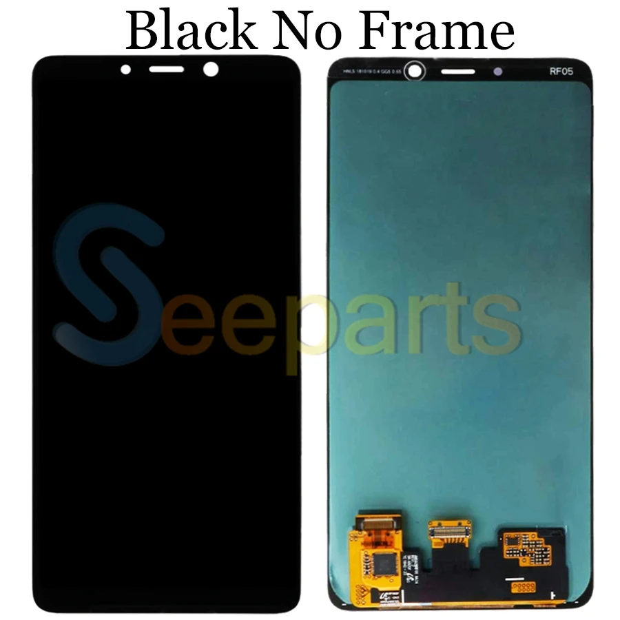 Сменный сенсорный ЖК экран Amoled для Samsung Galaxy A9 2018 A9200 A9s Star Pro A920F|Экраны мобильных