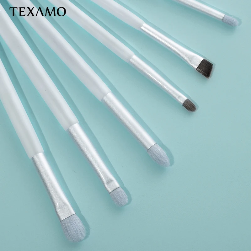 Texamo 6 шт. макияж для глаз набор начинающих кисти инструментов Тени век подводка
