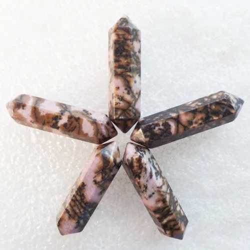 (5 pieces/lot) Wholesale Natural Rhodonite Pendulum CAB CABOCHON 32x7mm Free Shipping Fashion Jewelry F0032706 | Украшения и