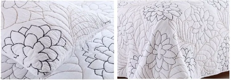 Бесплатная доставка хлопок европейский стиль вышивка лоскутное одеяло с