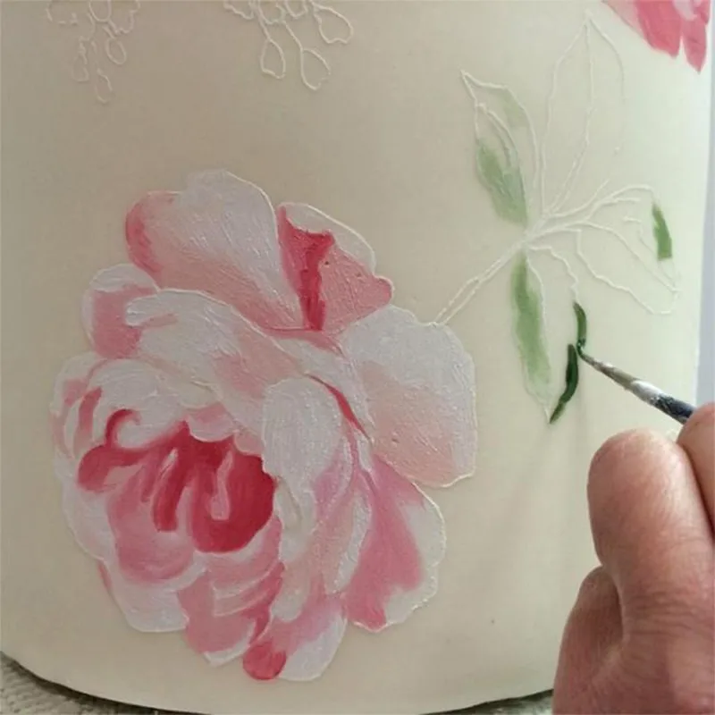 Yueyue Sugarcraft розовый торт кружевной трафарет украшение торта инструменты форма для