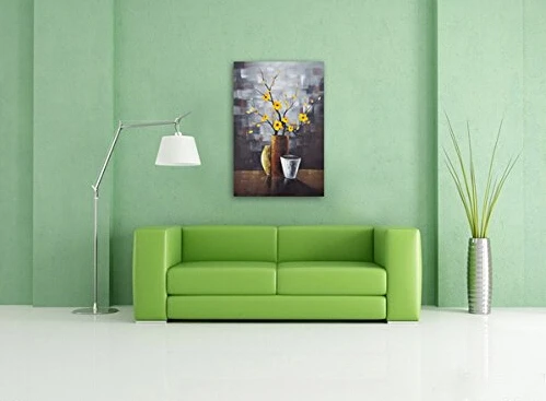 Тихая красота Современная 100% Ручная роспись Современные абстрактные цветы