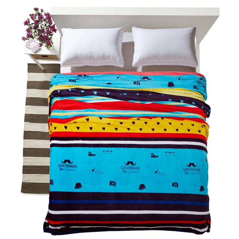 Одеяло с британским флагом Коралловое Флисовое одеяло s бросает на