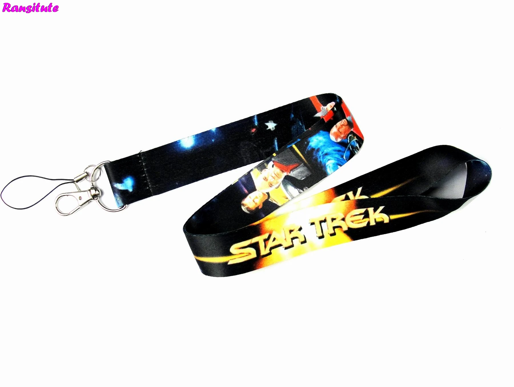 Ransitute R409 Star Trek шейный ремешок Ключ ID карта тренажерный зал мобильный телефон с USB значок клип DIY ремешок lasso