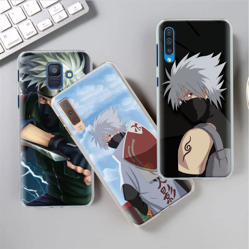 Аниме «Наруто» производства компании "Kakashi" чехол с рисунком из аниме для samsung Galaxy A30 A40 A50 A70 A6 A8 плюс A7 A9 M30 чехол для телефона Coque
