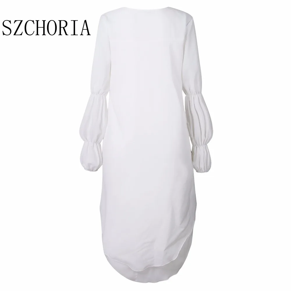 SZCHORIA Новое поступление осень весна Для женщин модный бренд асимметричный с