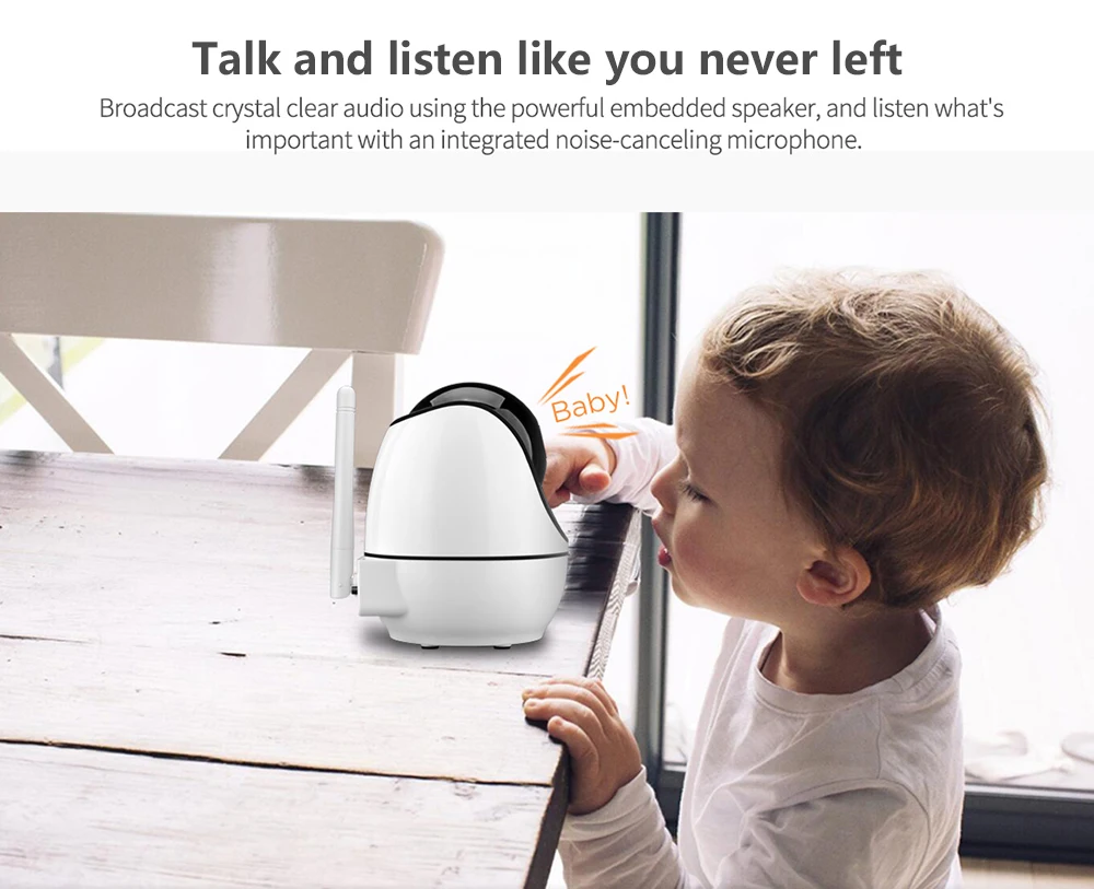 SriHome SH026 WiFi IP камера 1080P беспроводная камера безопасности камера наблюдения для детей/пожилых/домашних животных домашняя HD 2,4G умная камера