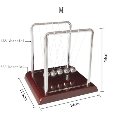 Балансирующий шар Newton Swing Ball Магнитный бампер мяч Колыбель Физика Наука Маятник стол забавная игрушка ремесло подарок на день рождения - Цвет: M