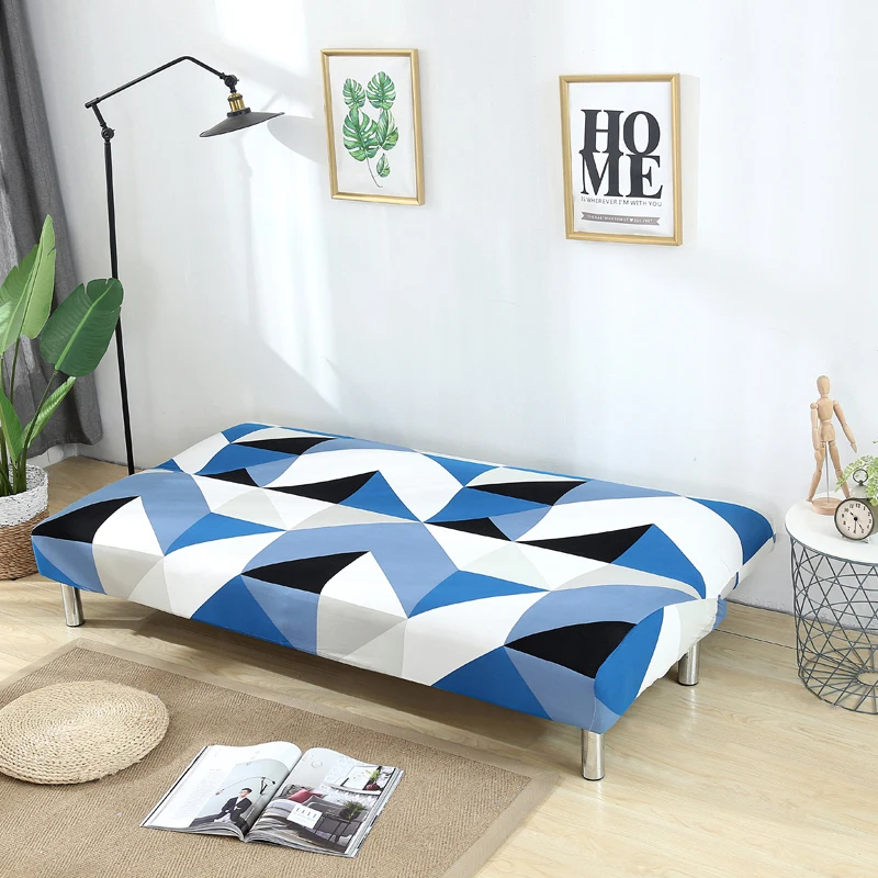 Эластичный чехол для дивана без подлокотника плотно облегающий гибкий с