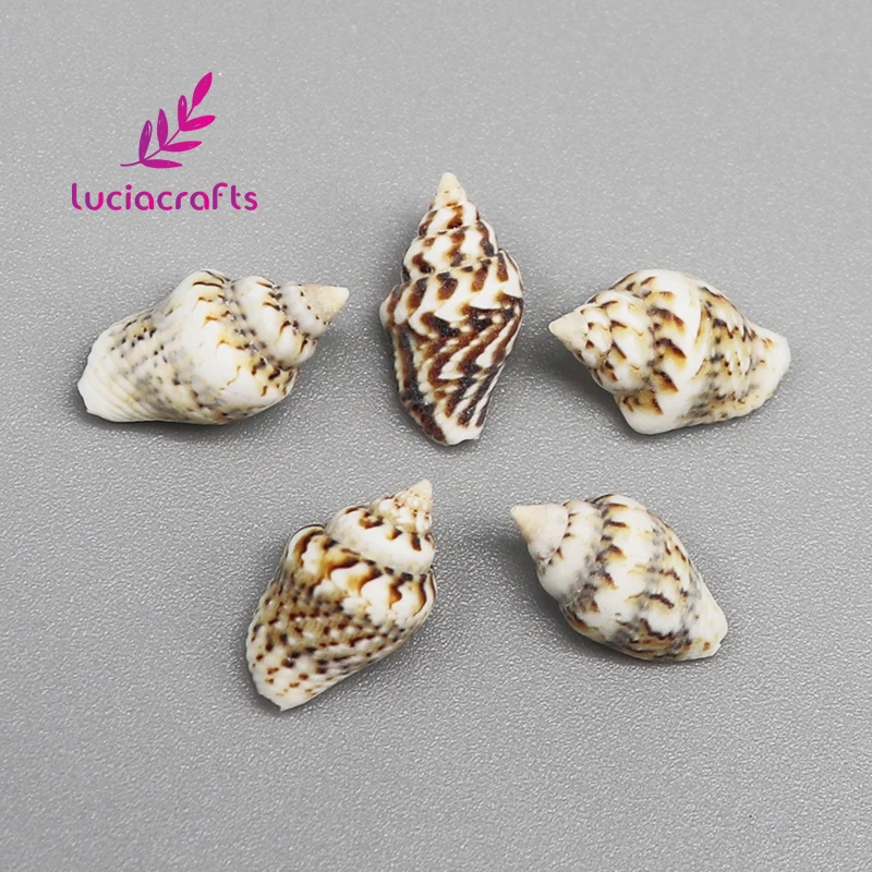 Lucia crafts 50 г(около 80 шт) мульти размер натуральный Пляж мода ракушки свободные бусины DIY ручной работы украшения E1012