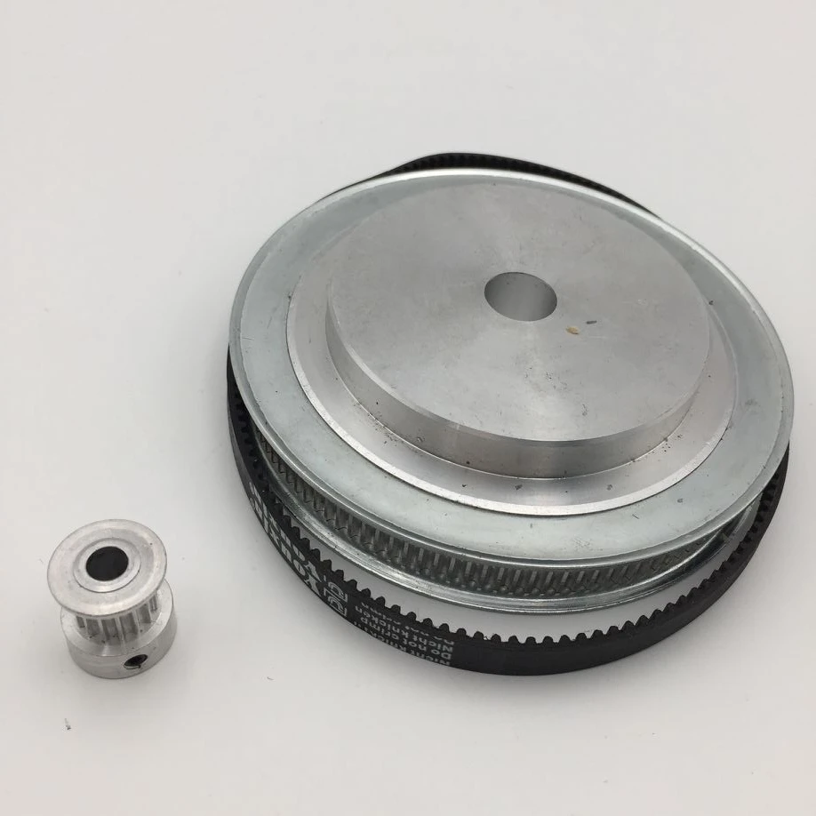 

CNC Synchronous Belt with Wheel 4th A axis Reduction Gears for CNC Rotary Axis New