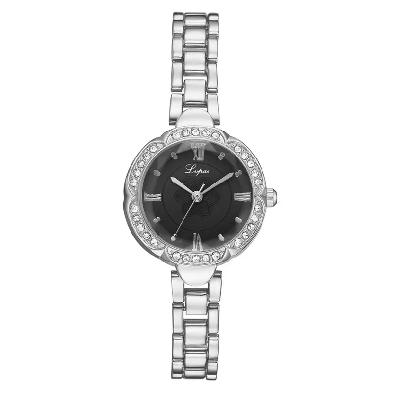 

Fashion Simple Women Watches European Beauty Simple Ladies Watch Crystal Small Delicate Wristwatch Bracelet Montre Femme /C