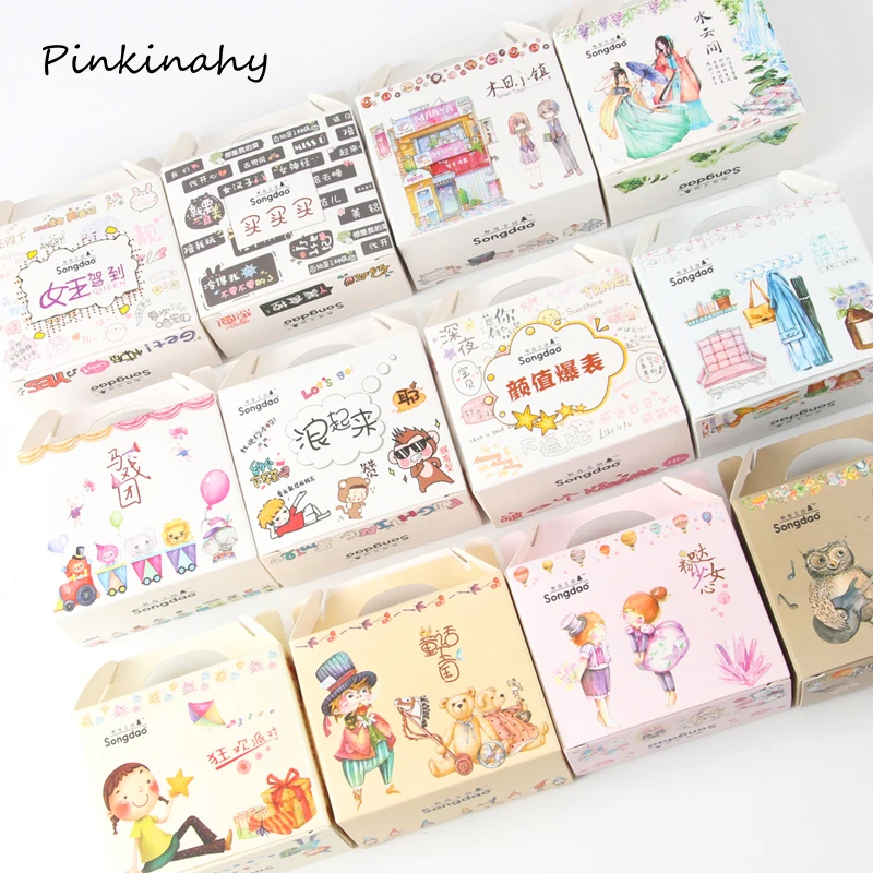 Kawaii набор декоративного скотча Васи сказочная девочка этикетка для маскирующей