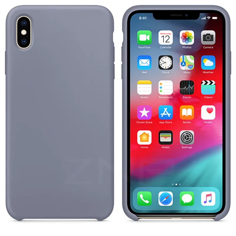 Gray ZNP мягкий силиконовый чехол для телефона для iPhone 6 6s 7 8 Plus X XS чехол для Max XR чехол для Apple iPhone X XS Max XR оболочка Капа - Цвет: Gray