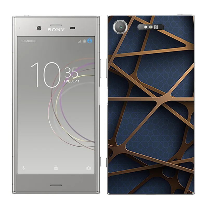 Защита для sony Xperia XZ1 5," Мягкий силиконовый чехол-накладка на заднюю панель для телефона для sony Xperia XZ1 чехол s Focus окрашенный чехол - Цвет: 35