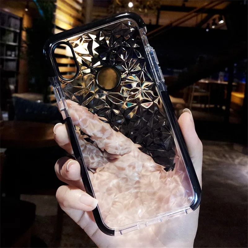 Сверхмощный защитный мягкий чехол с алмазным рисунком для Huawei P20 Lite Huawai Pro P10 Plus Honor