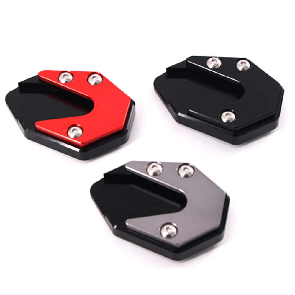 Motorcycle CNC Side Stand Kickstand Kick Stank Extension Foot Plate Pad For Suzuki GW250 Inazuma 2011-2015 GSX250 GSX250R DL250 |