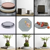 flowerpot special concrete tray mold cement candle tray mold home decoration fruit tray mold jewelry tray mold
