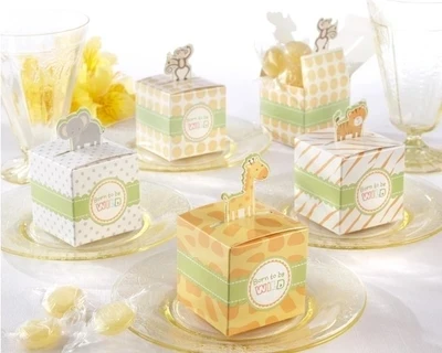 20 шт./лот милый слон/жираф/тигр/обезьяна животные зоопарк коробка конфет Baby Shower
