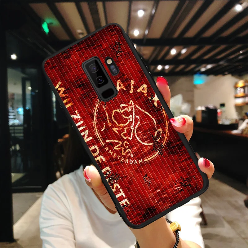Yinuoda чехол для телефона Ajax команды samsung Galaxy Note4 5 9 A7 A8 A9 2018 черный мягкий из ТПУ J2Pro J4