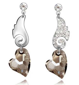 AAAA + стразы с украшением в виде кристаллов Крыло ангела сердцем дропшиппинг