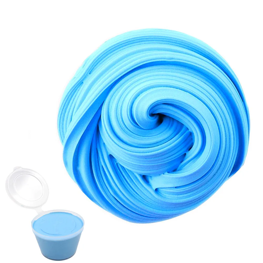 Забавная коробка DIY Хлопок слизи глина 3D пушистый Floam поставки слаймов для снятия