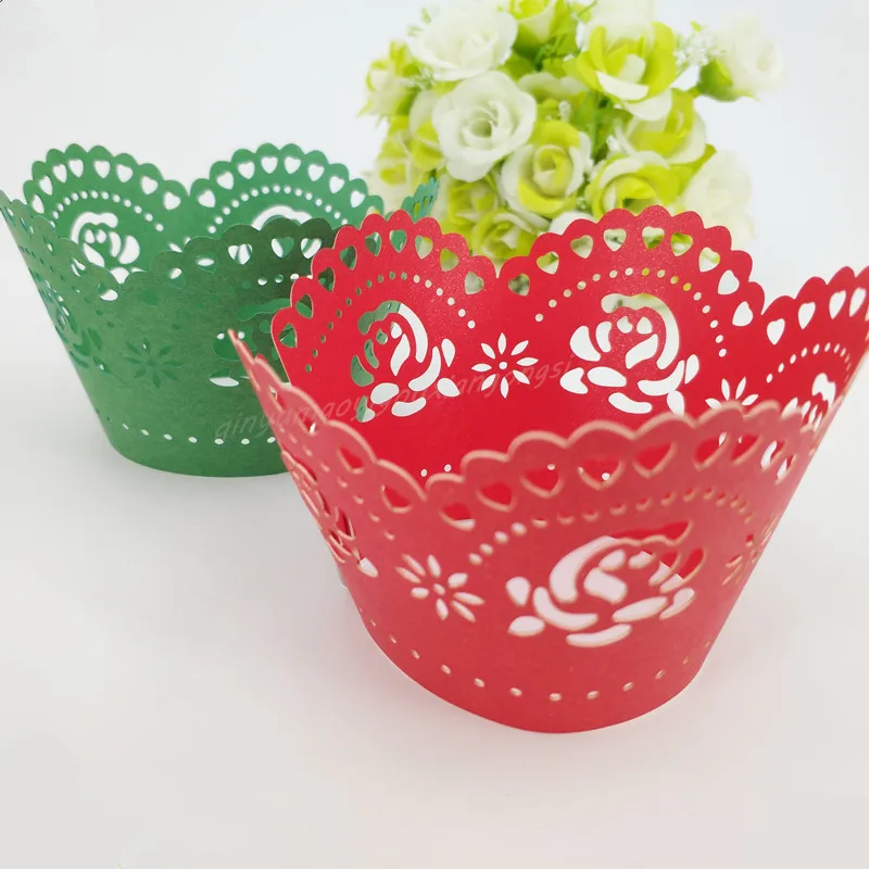 Свадебные украшения 100 шт красочные бумажные торты для кексов лайнер выпечки