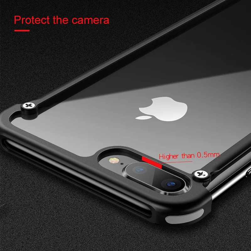 Металлический чехол для iPhone 8 с подушкой безопасности|case for iphone|case pluscase |