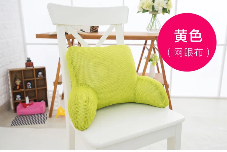 Breathable Mesh Cloth Car Seat Lumbar Cushion Pillows Soft Pp Cotton Back Support for Car Seat and Office Chair Lumbar Support