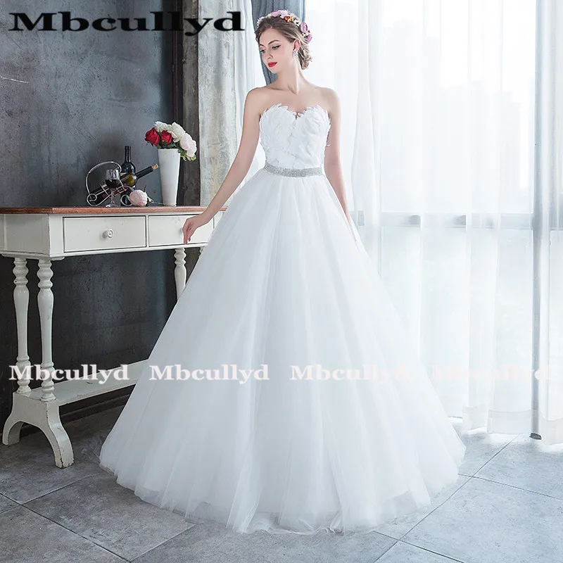 Mbcullyd дизайнерские трапециевидные Свадебные платья 2020 Турция Vestidos de Noiva с