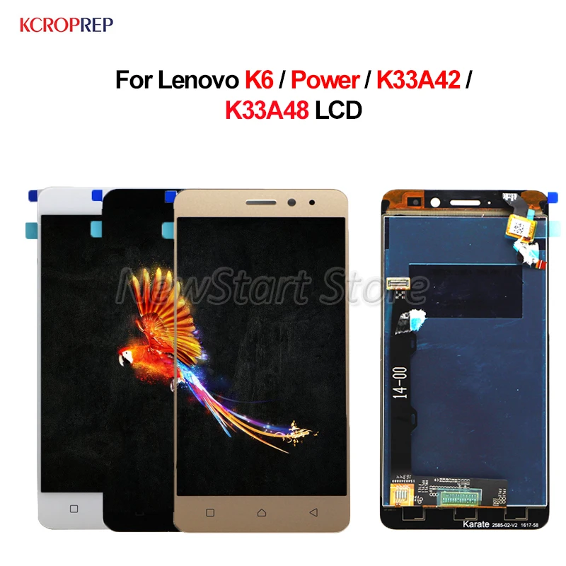 ЖК дисплей для Lenovo K6 Power с сенсорным экраном и дигитайзером в сборе 5 дюйма новинка