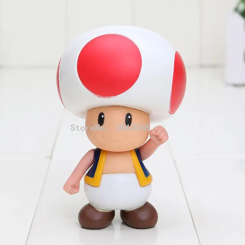 Super Mario Bros фигурка Боузер Купа Йоши Марио Луиджи Варио Ослик Конг персиковый гриб ПВХ фигурка игрушки модельные куклы