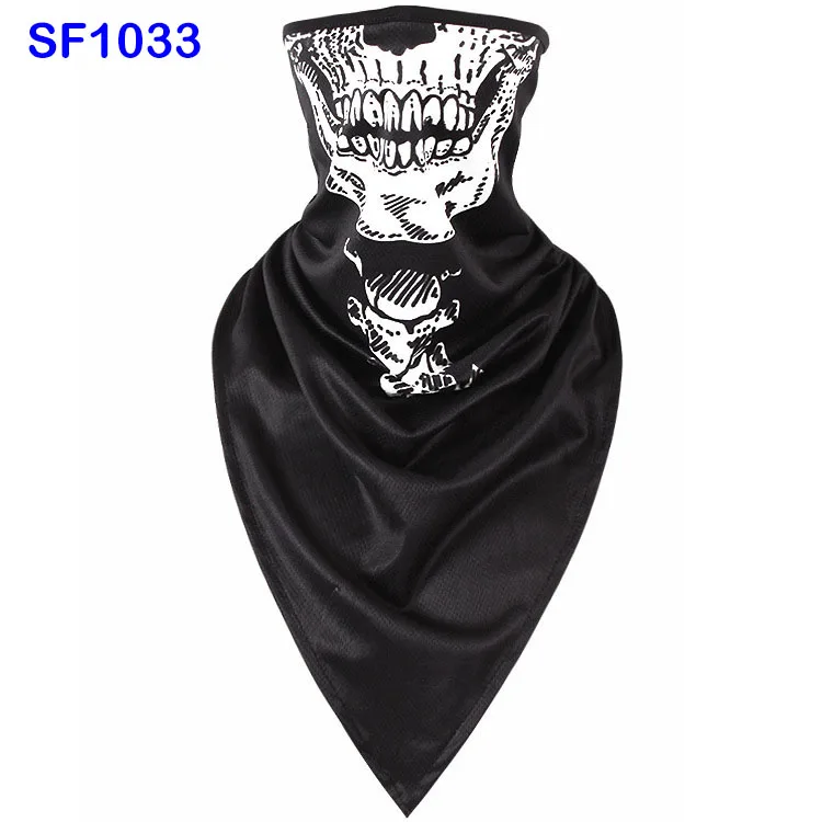 WildSurfer плюс треугольные Braga Cuello походные шарфы для верховой езды дышащие полулицевые маски черепа велосипедная Лыжная бандана для рыбалки FJ37