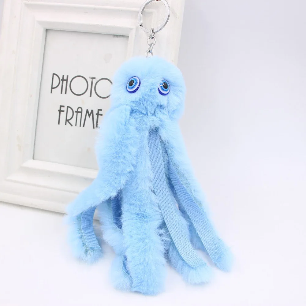 Squidward wool ball key clasp hanging piece Octagon fish cute bag | Багаж и сумки