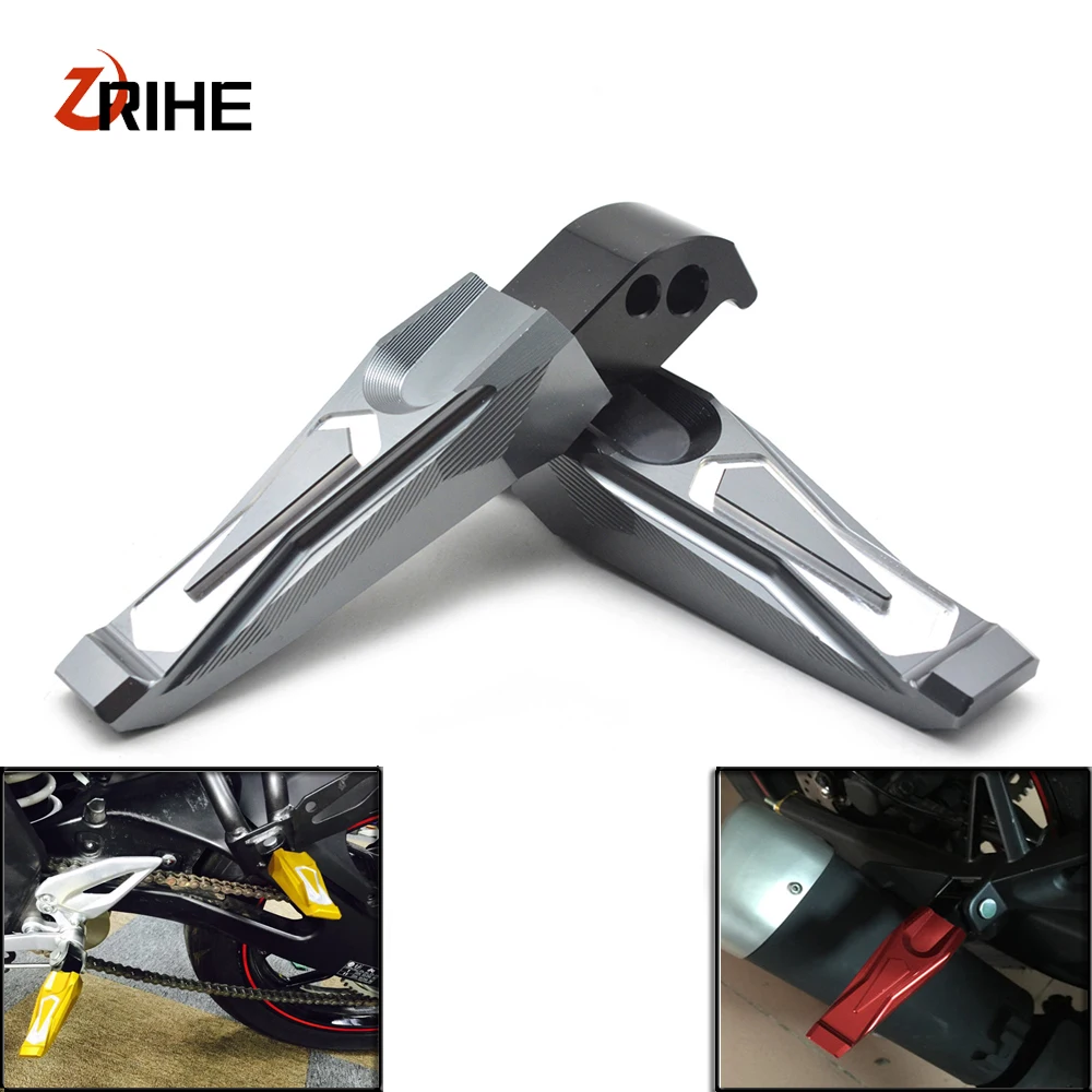 Подножки для мотоцикла Yamaha MT 07 2014 2015 2016 CNC алюминиевые задние Пассажирские