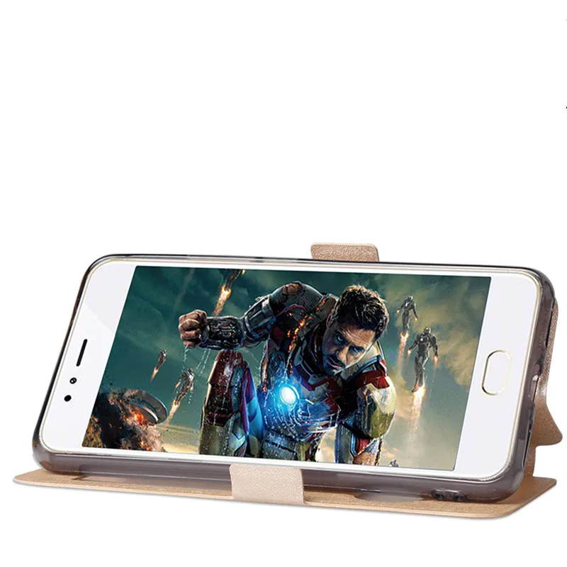 Meizu m5 M5S M5C случае Роскошные Кожаные Бесплатная Флип держатель Окна Стенд задняя