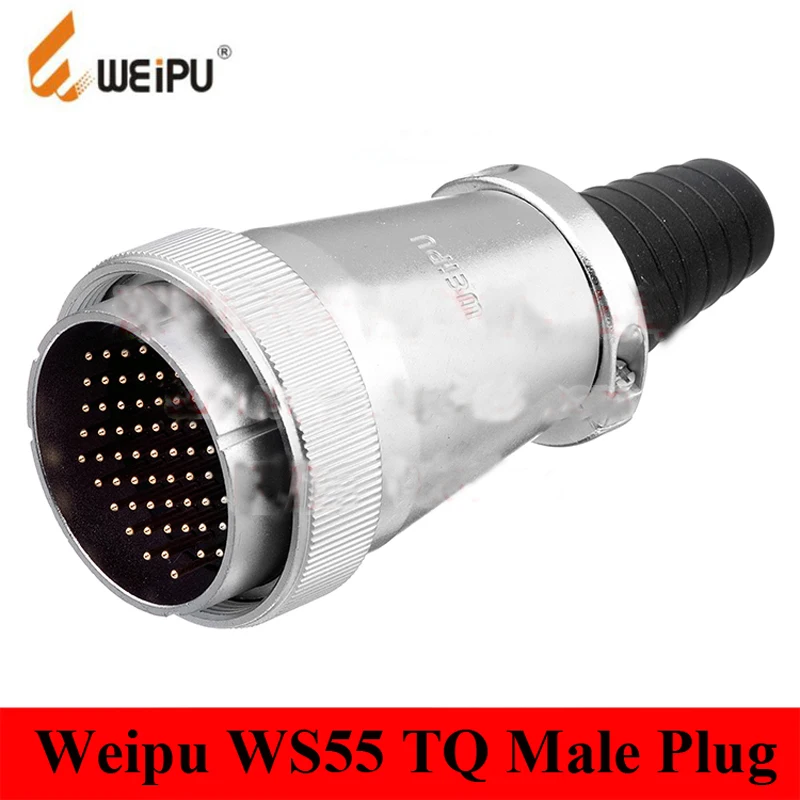 Разъем Weipu WS55 TQ 4 7 40 53 61 контактный WS55 мужской вилка кабеля в рукаве Мощность разъем