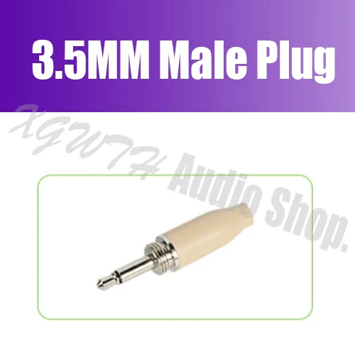 3.5mm Extemal Lock Complexion складной двойной крюк головы носить гарнитуру конденсаторный микрофон для Shure Sennheiser беспроводной корпус-пакет передатчик - Цвет: 3.5mm Extemal Lock