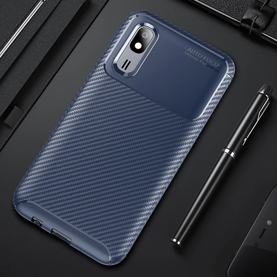 Бампер для A2 Core чехол из углеродного волокна Samsung Galaxy роскошный мягкий