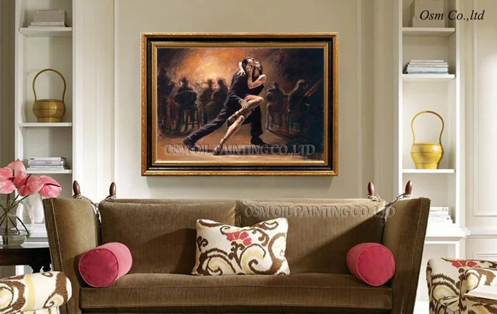 Искусный художник ручная работа высокое качество впечатляющий танцор картина