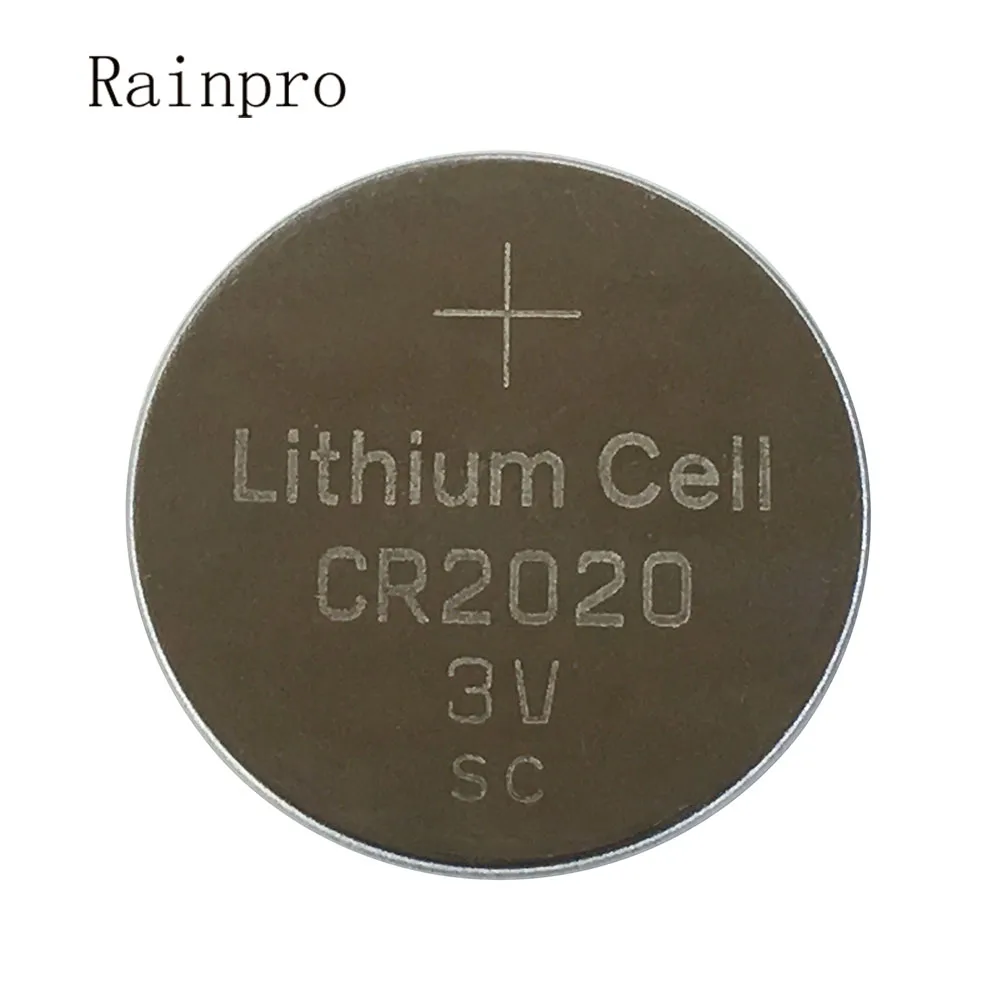 Rainpro 6 шт./лот CR2020 Кнопочная батарея 3 В литиевая подходит для дистанционного